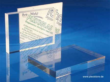 Laserzuschnitt PLEXIGLAS® Acrylglas gelasert Rechteck Maßwunsch